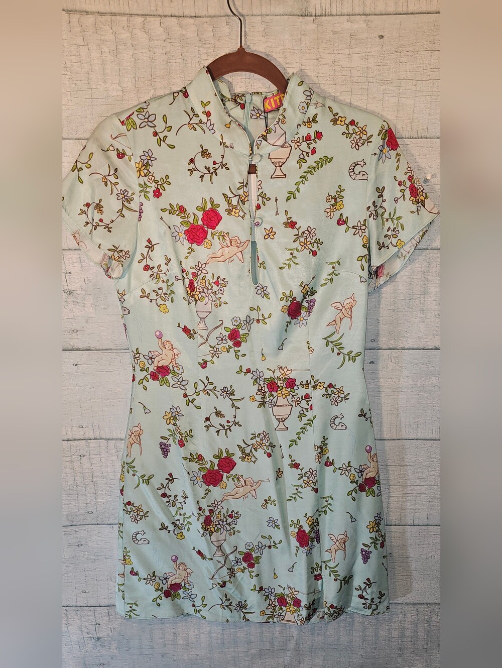 NWT KITRI Gretchen Floral Cherub Mini Dress Size 2